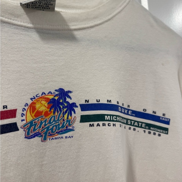 Vintage 1999 NCAA Basketball Final 4 Tampa Bay Long sleeve - Picture 4 of 9